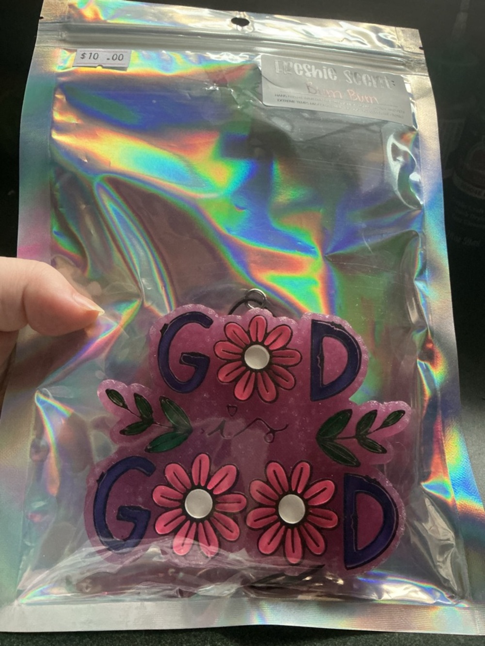 God is Good Car Freshie— Bum Bum